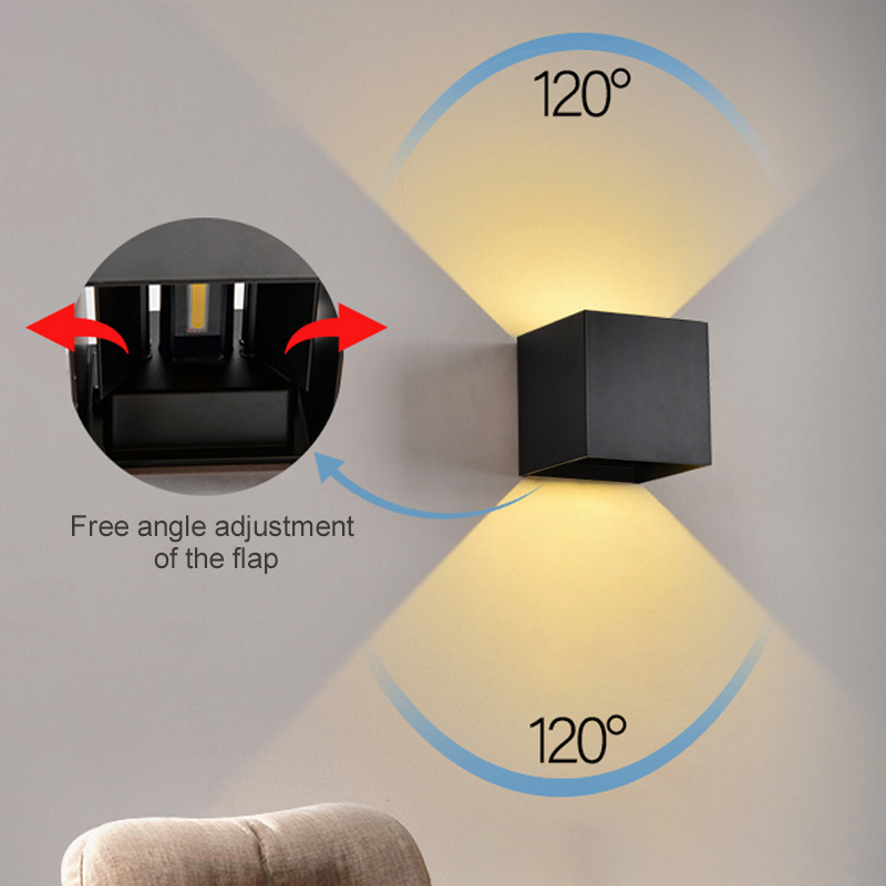LED Wall Lamps 7W Cold White W - Outdoor Lighting Up And Down recension och pris