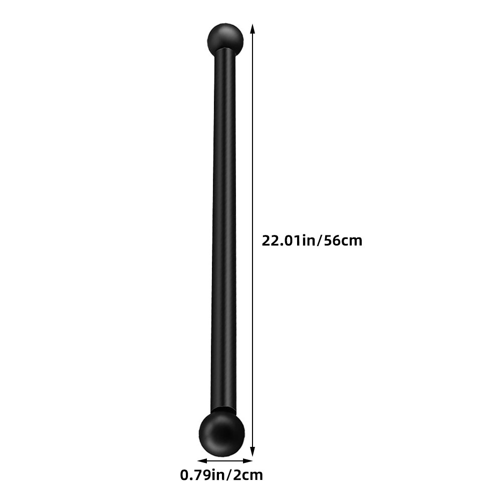 2Pcs Lamp Post Cross Arm Black - Outdoor Lighting Pole recension och pris