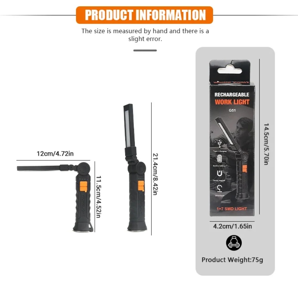 Portable COB LED Flashlight US - Outdoor Lighting Lowes recension och pris