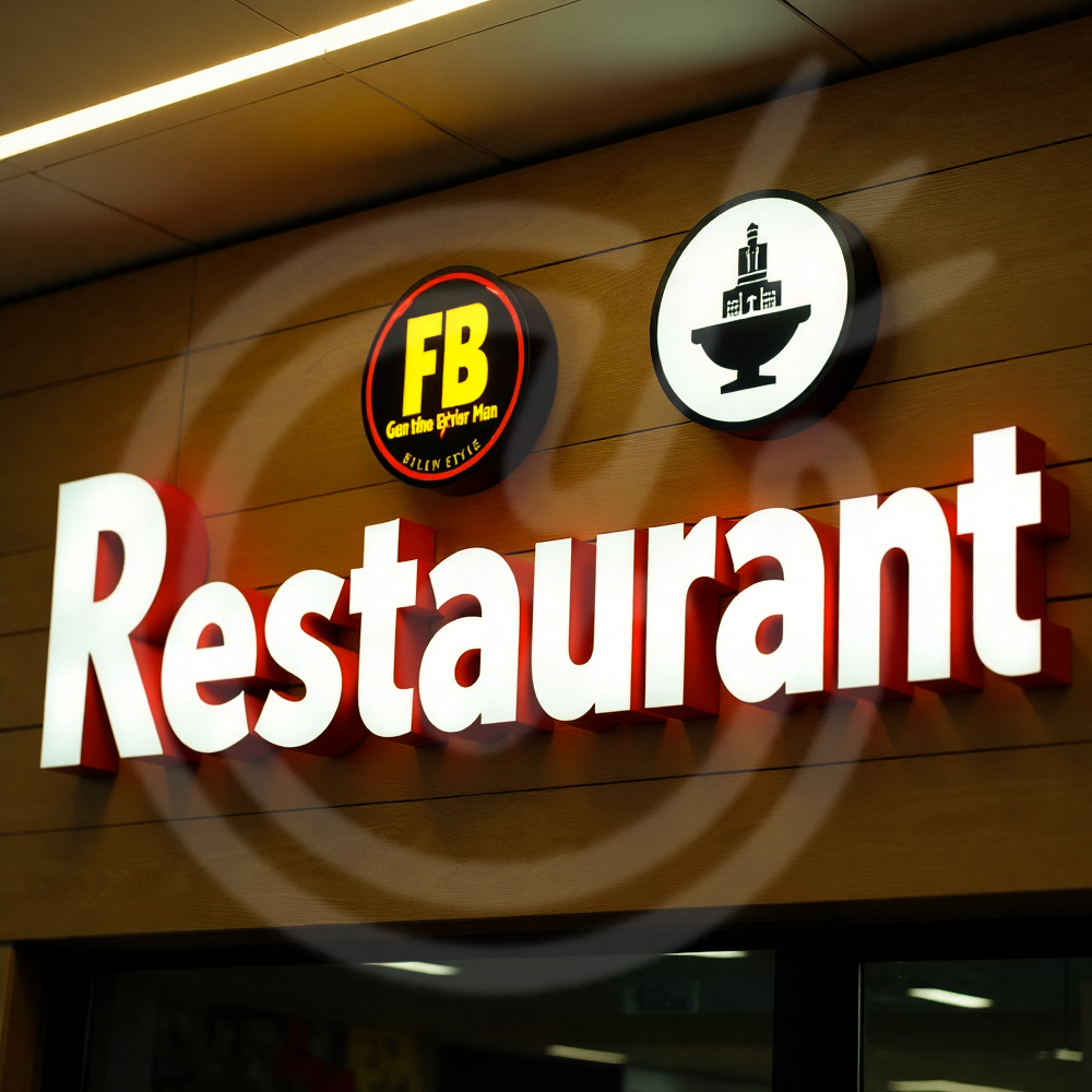 Custom Metal LED Letters Sign  - Outdoor Lighting For Store recension och pris