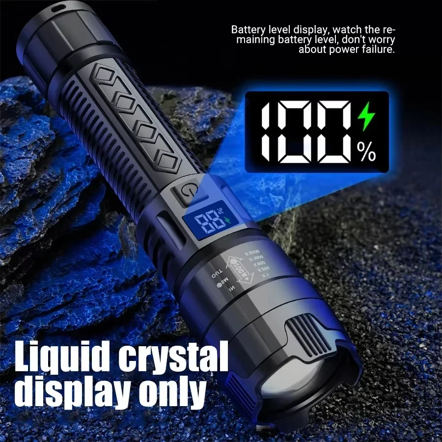 Tactical LED Flashlight 2000LM - Outdoor Lighting Lowes recension och pris