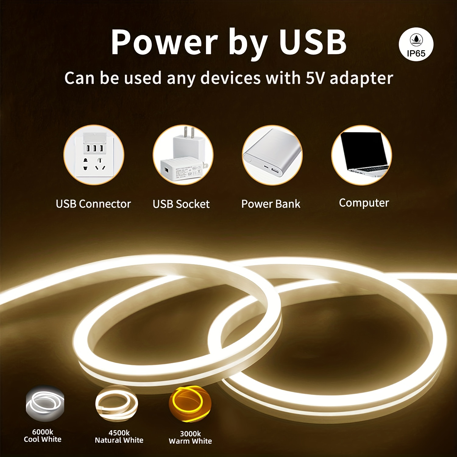 Neon LED Light Strip 5V USB Mo - Outdoor Lighting Led Strip recension och pris