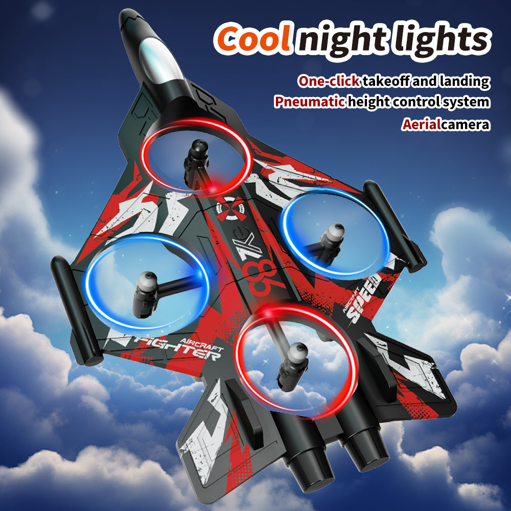 Fighter Jet Drone With Screen  - Outdoor Lighting Remote Control recension och pris