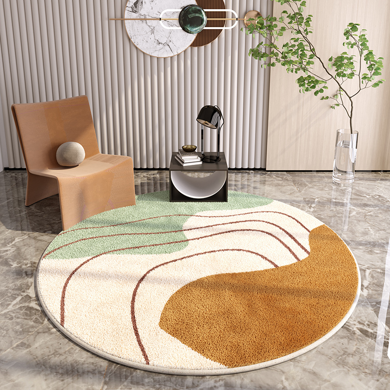 Round Light Luxury Lounge Rug  - Outdoor Lighting Garage recension och pris