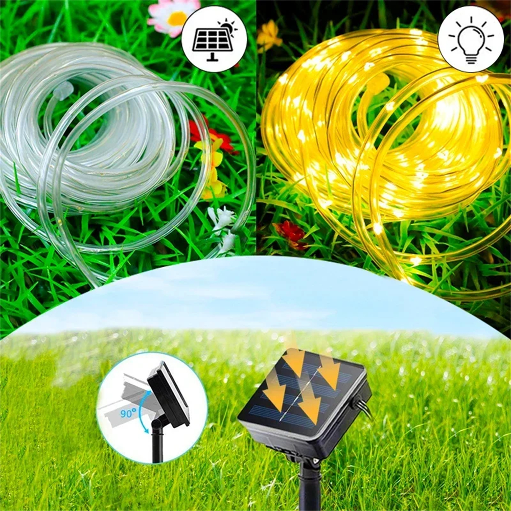 LED Solar Strip Rope Tube Fair - Outdoor Lighting Led Strip recension och pris