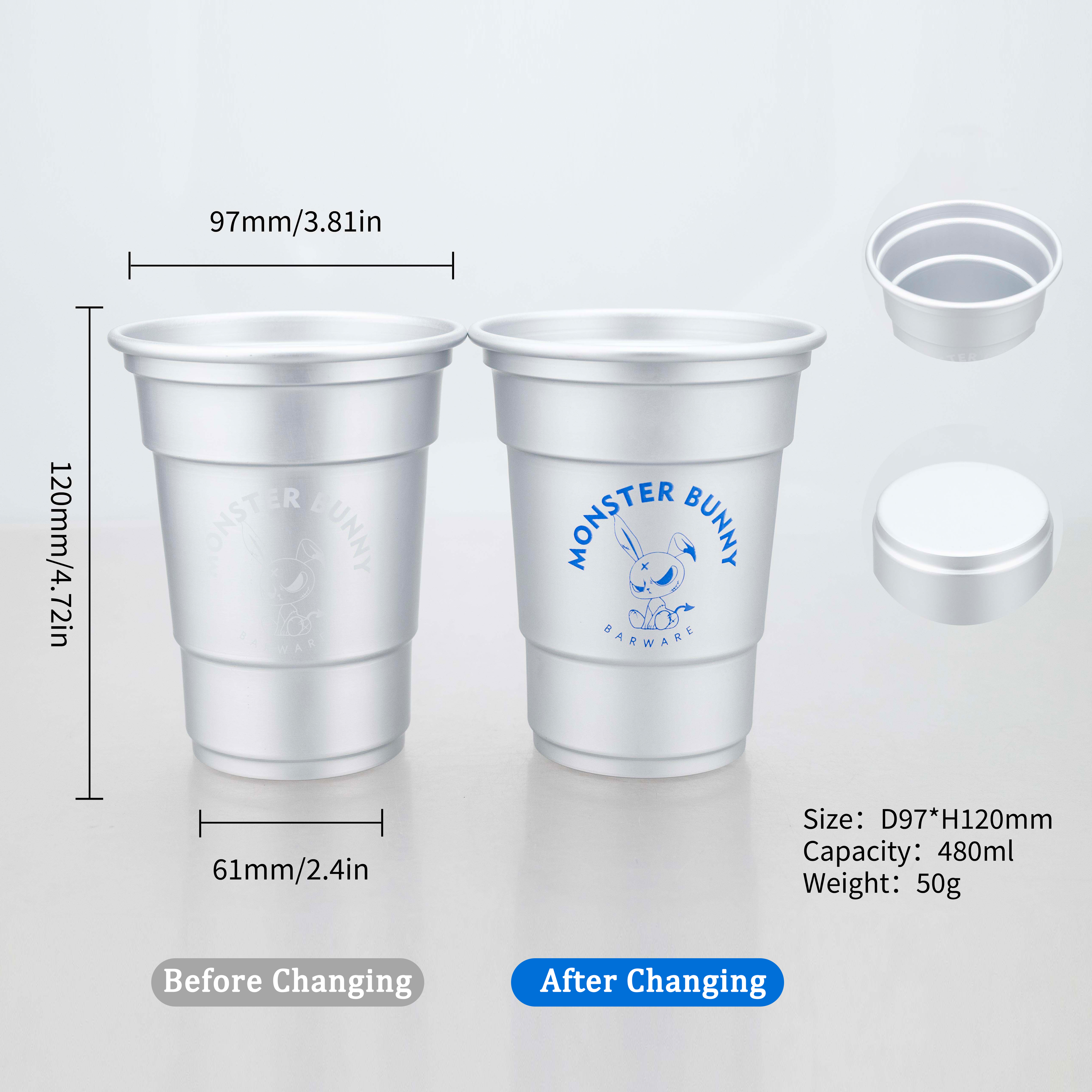 480ml Color Changing Step Alum - Color Changing Outdoor recension och pris