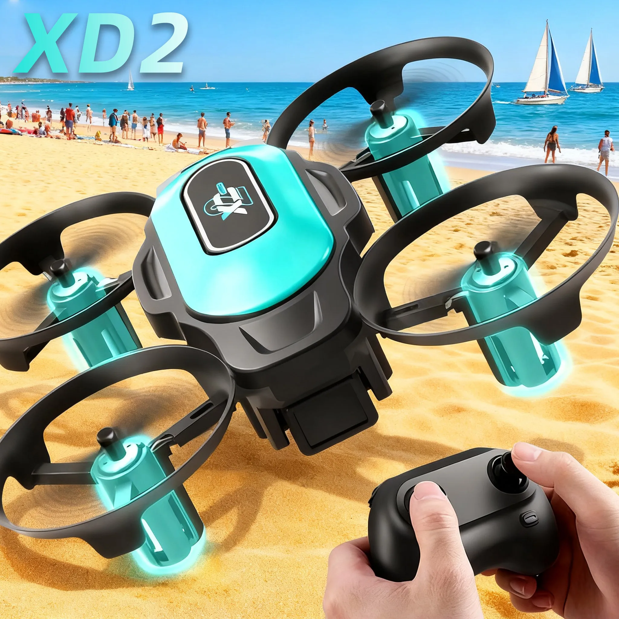 XD2 Mini Drone, 360° Stunt Fli - Outdoor Lighting Remote Control recension och pris