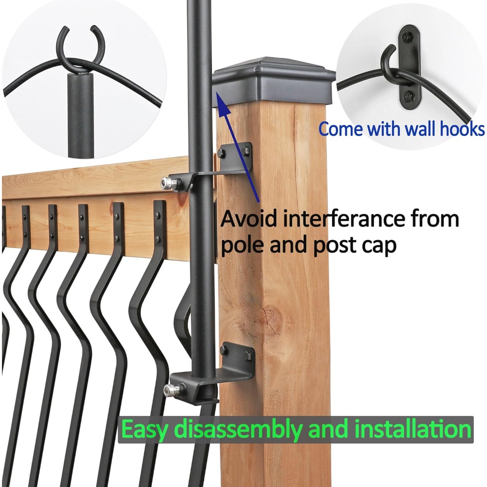 2 pack string light poles - st - Wall Lighting Outdoor recension och pris