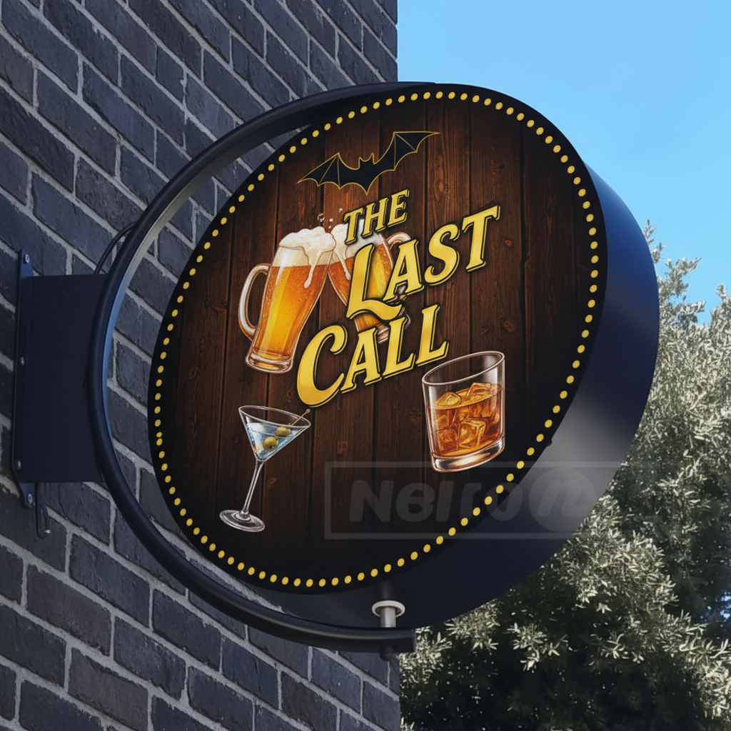 Custom Logo Rotating Light Box - Outdoor Lighting Box recension och pris