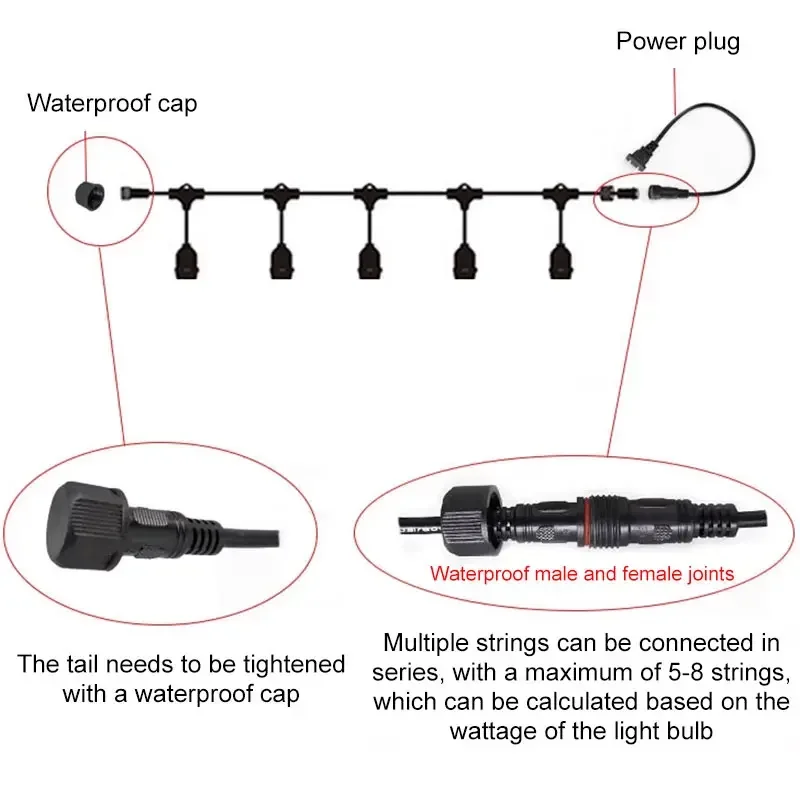 Outdoor E27 Threaded Head Lamp - Outdoor Lighting Led Strip recension och pris