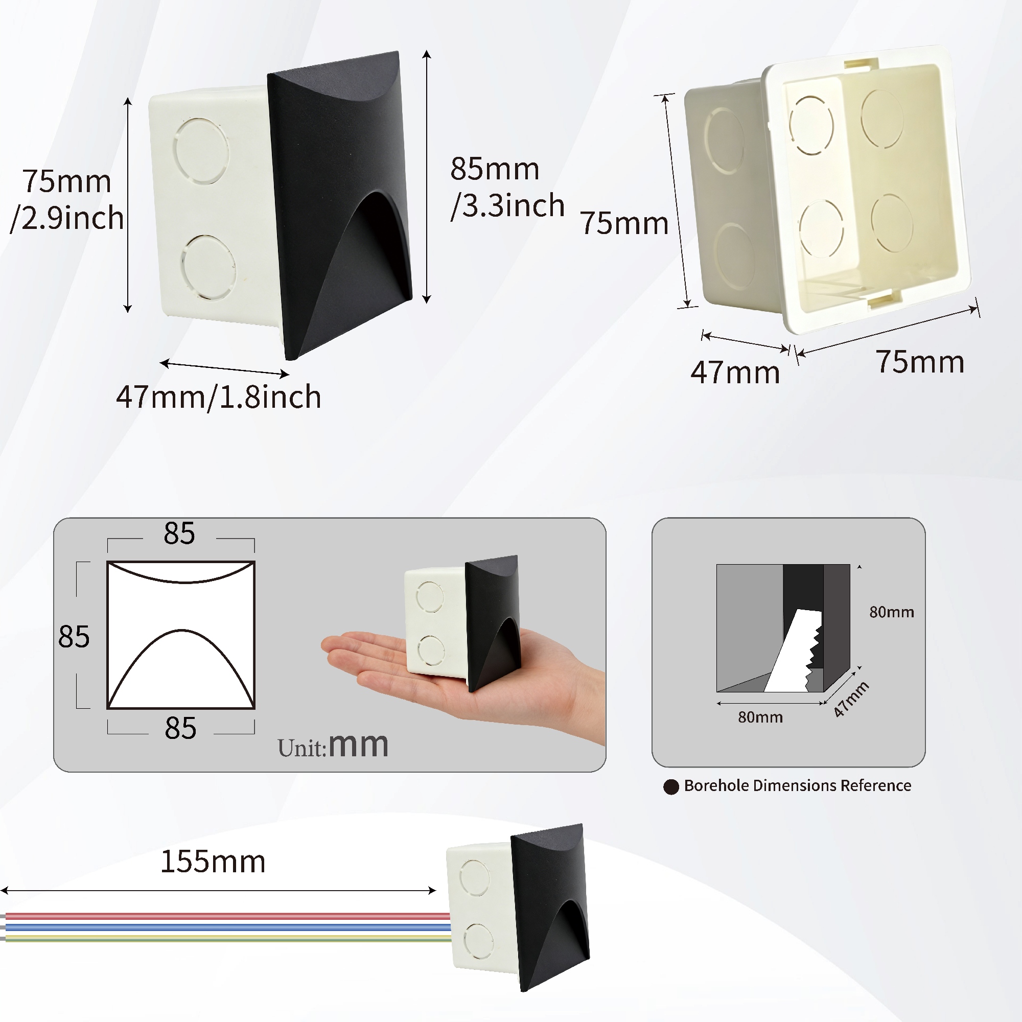 Led Stair Light Step Lights 3W - Outdoor Lighting Year Round recension och pris