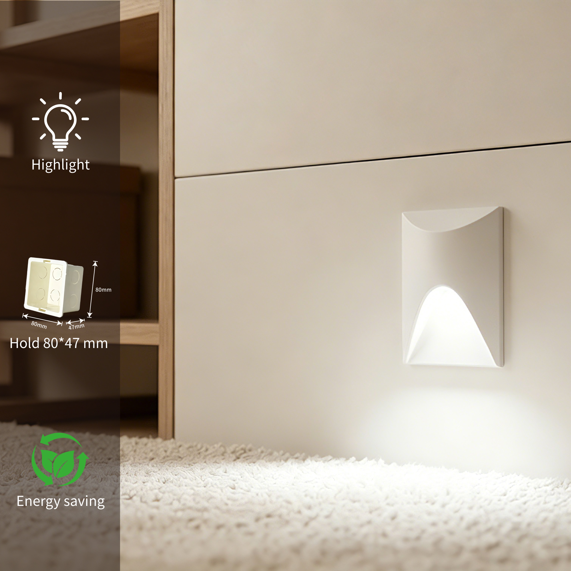 Led Stair Light Step Lights 3W - Outdoor Lighting Year Round recension och pris