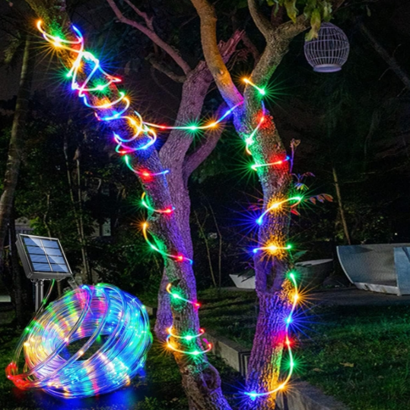 Solar String Lights Garden Wat - Outdoor Lighting Youtube recension och pris