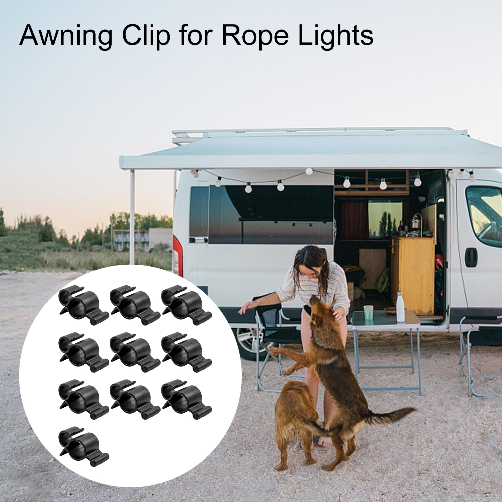 RV Awning Hooks 10Pcs Awning C - Outdoor Lighting Led Strip recension och pris