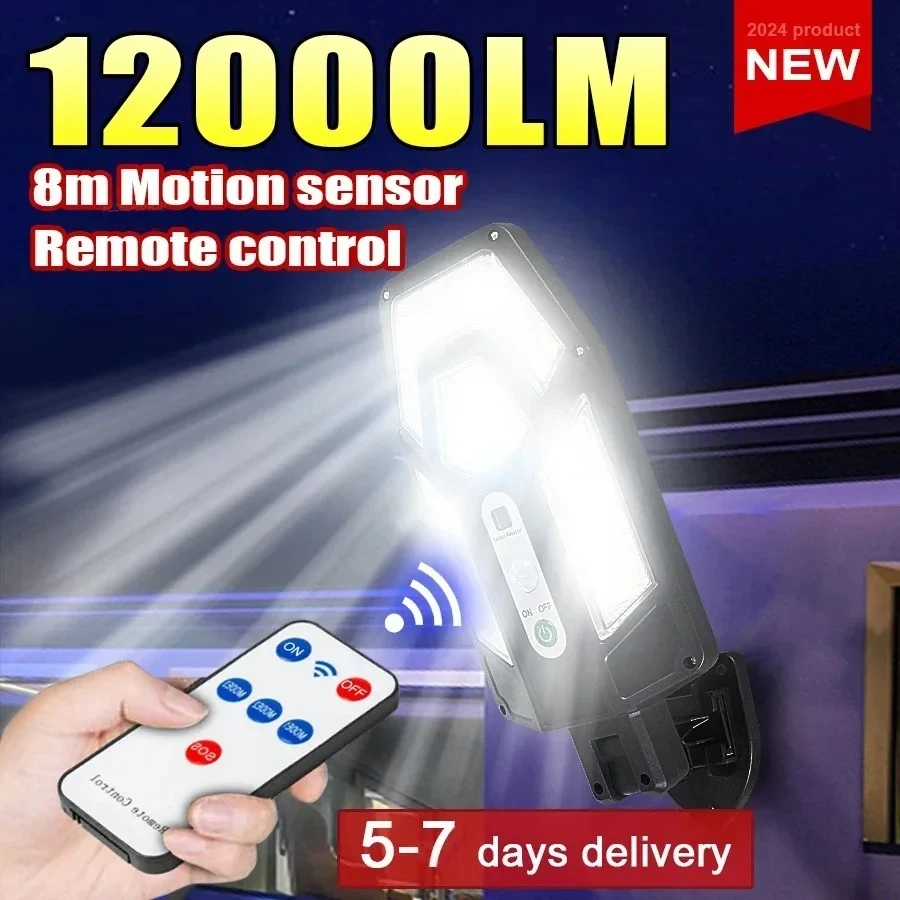 12000LM Powerful Solar Wall La - Outdoor Lighting Brands recension och pris