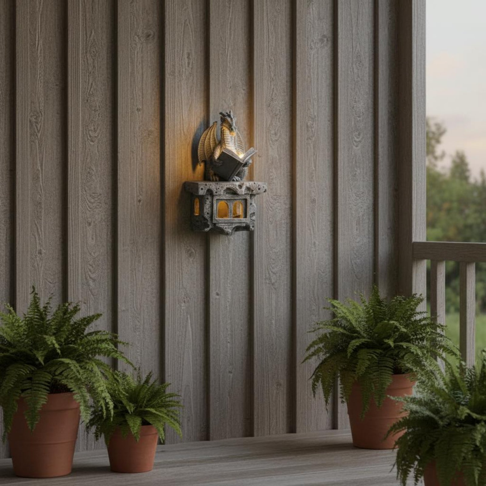Solar Wyvern Wall Shine Auto O - Wall Lighting Outdoor recension och pris