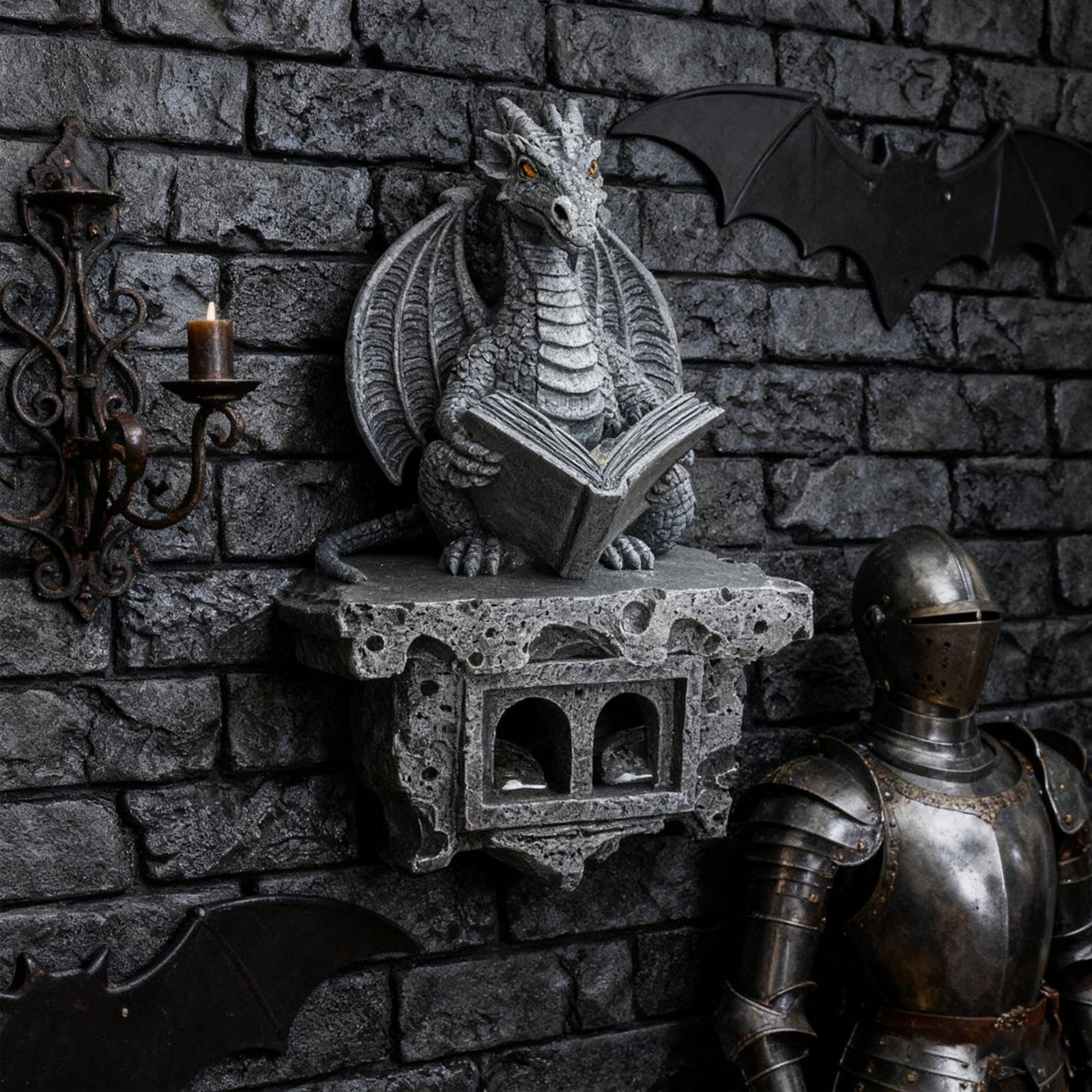 Solar Wyvern Wall Shine Auto O - Wall Lighting Outdoor recension och pris