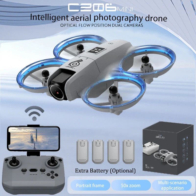 CZ06 Mini RC Quadcopter Drone  - Outdoor Lighting Remote Control recension och pris