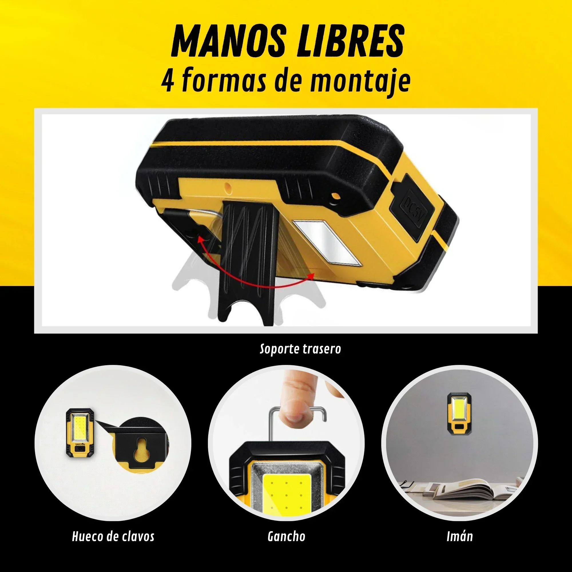Rechargeable 4000MaH Work Ligh - Outdoor Lighting Lowes recension och pris