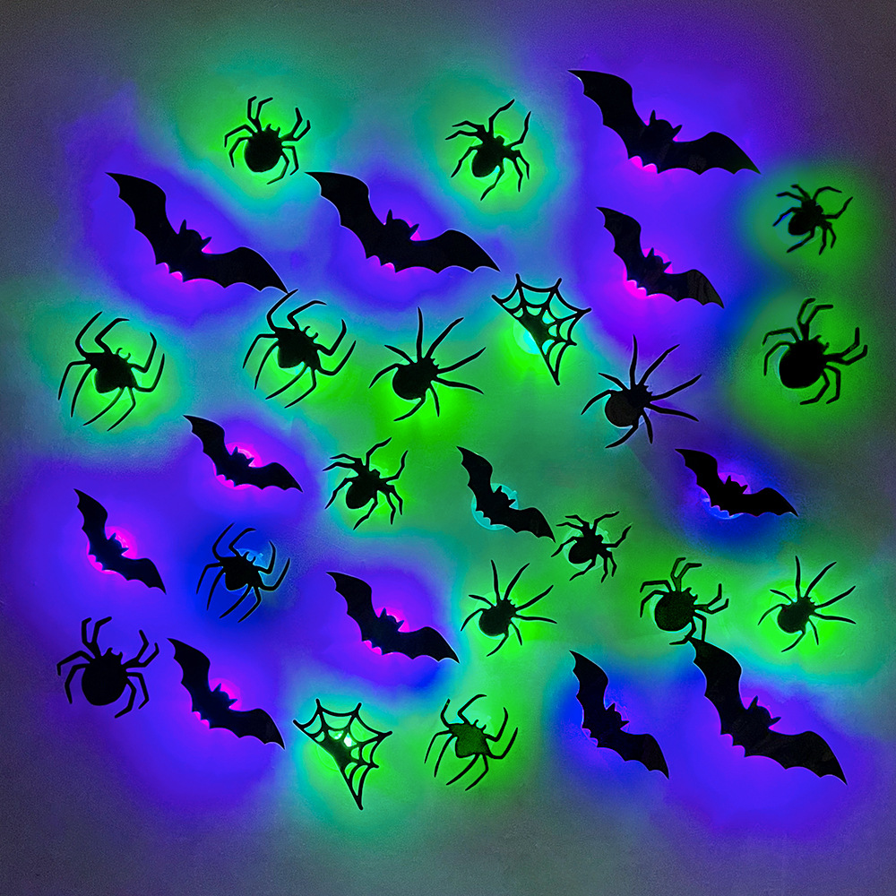 Halloween LED Bats Spider Deco - Lighting Wedding Outdoor recension och pris