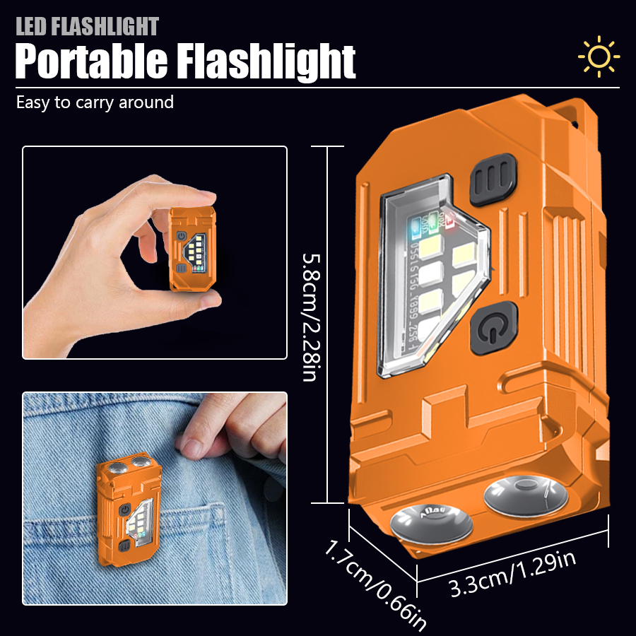 Mini Keychain EDC Flashlight R - Outdoor Lighting Lowes recension och pris