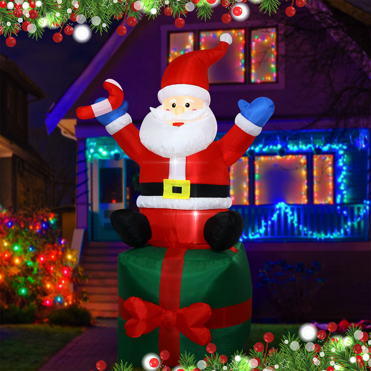 6 FT Christmas Inflatables San - Outdoor Lighting Box recension och pris