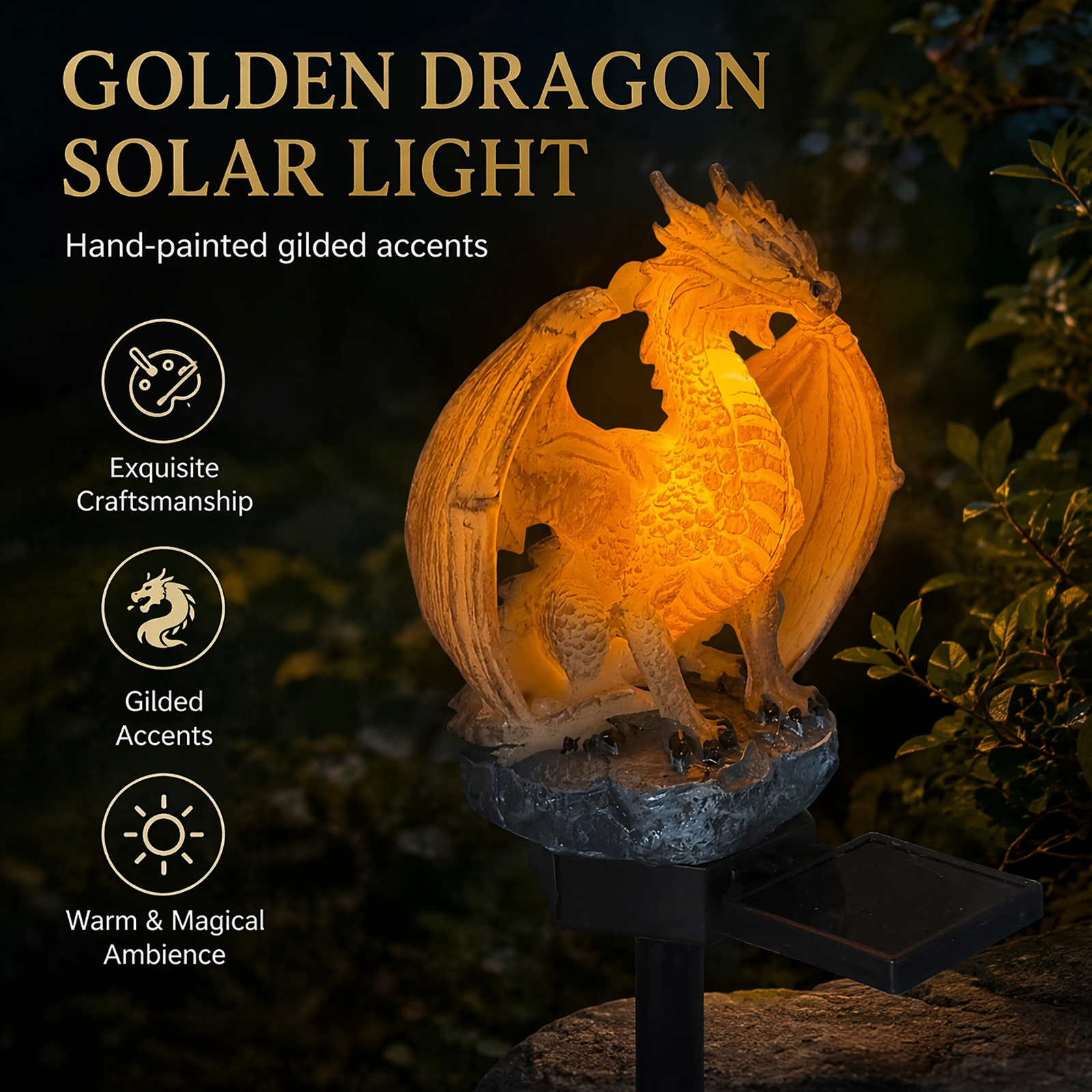 Dragon Solar Garden Light Uniq - Outdoor Lighting Unique recension och pris