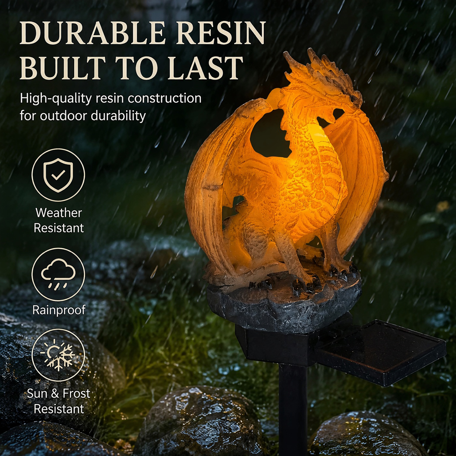Dragon Solar Garden Light Uniq - Outdoor Lighting Unique recension och pris