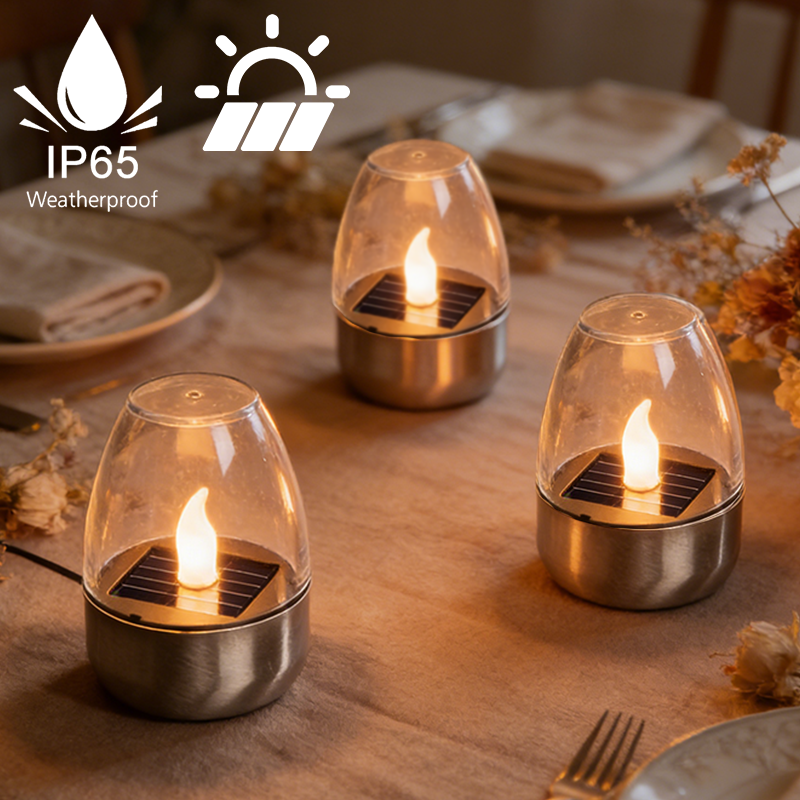 LED Solar Candles Light Flamel - Lighting Wedding Outdoor recension och pris