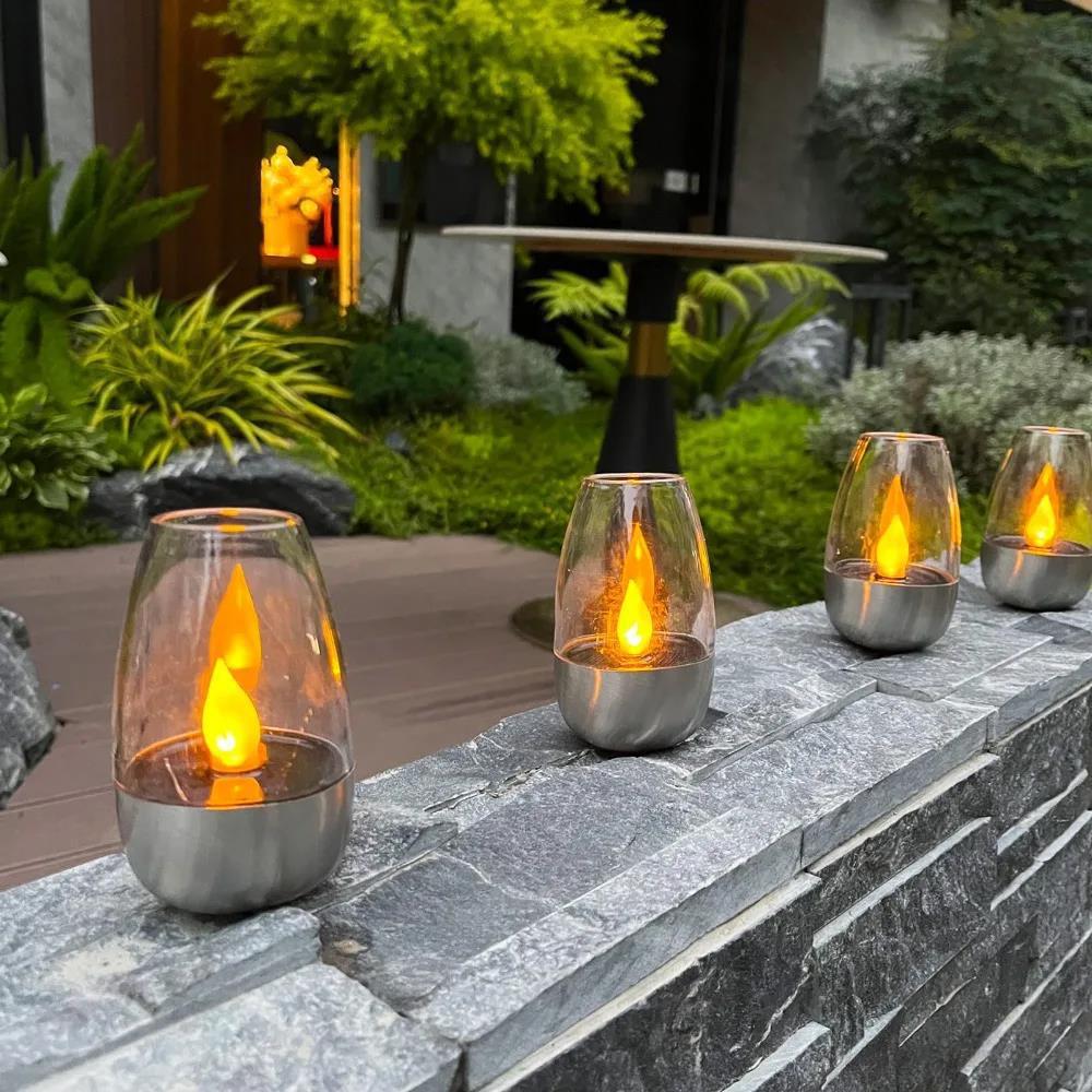 LED Solar Candles Light Flamel - Lighting Wedding Outdoor recension och pris