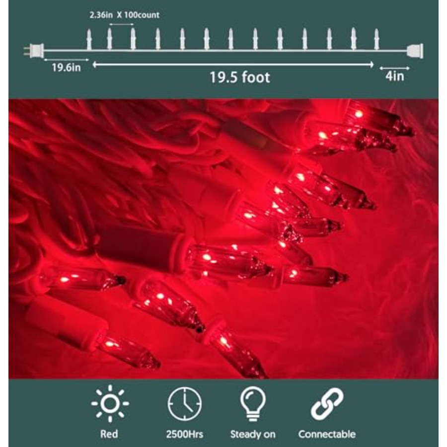 Christmas Lights 100 Count Chr - Lighting Wedding Outdoor recension och pris