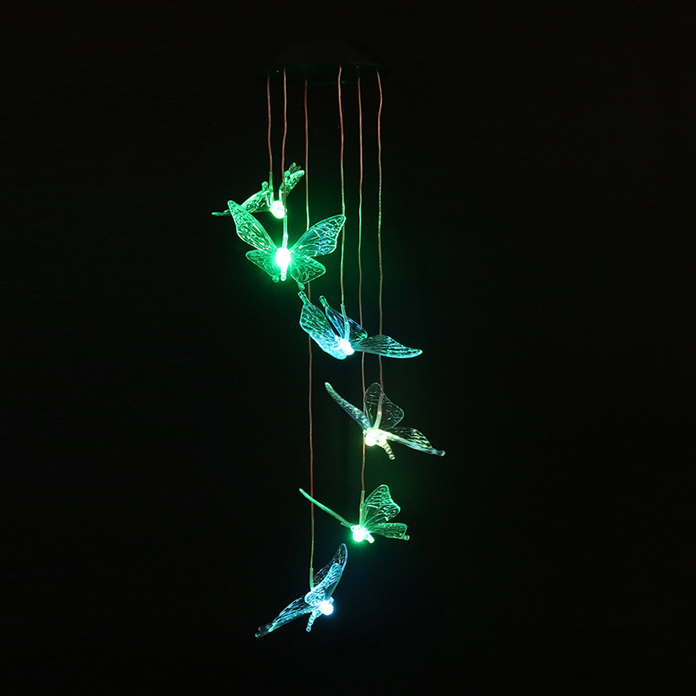 Solar Wind Chime Light Transpa - Color Changing Outdoor recension och pris