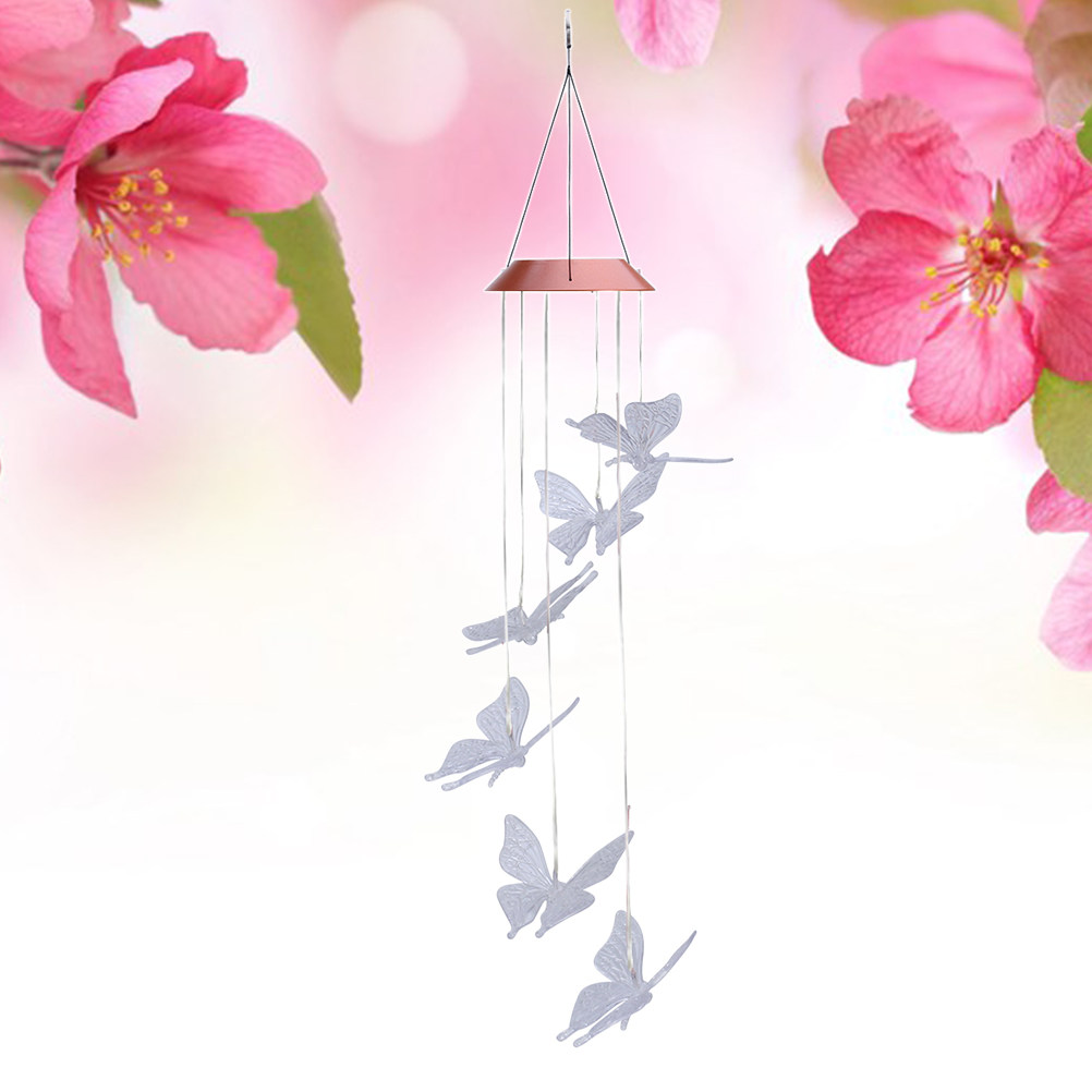 Solar Wind Chime Light Transpa - Color Changing Outdoor recension och pris