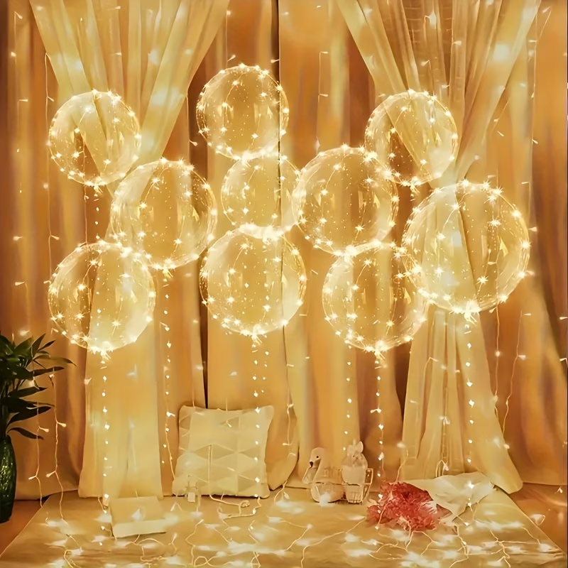 20pcs Set Bobo Balloons with L - Lighting Wedding Outdoor recension och pris