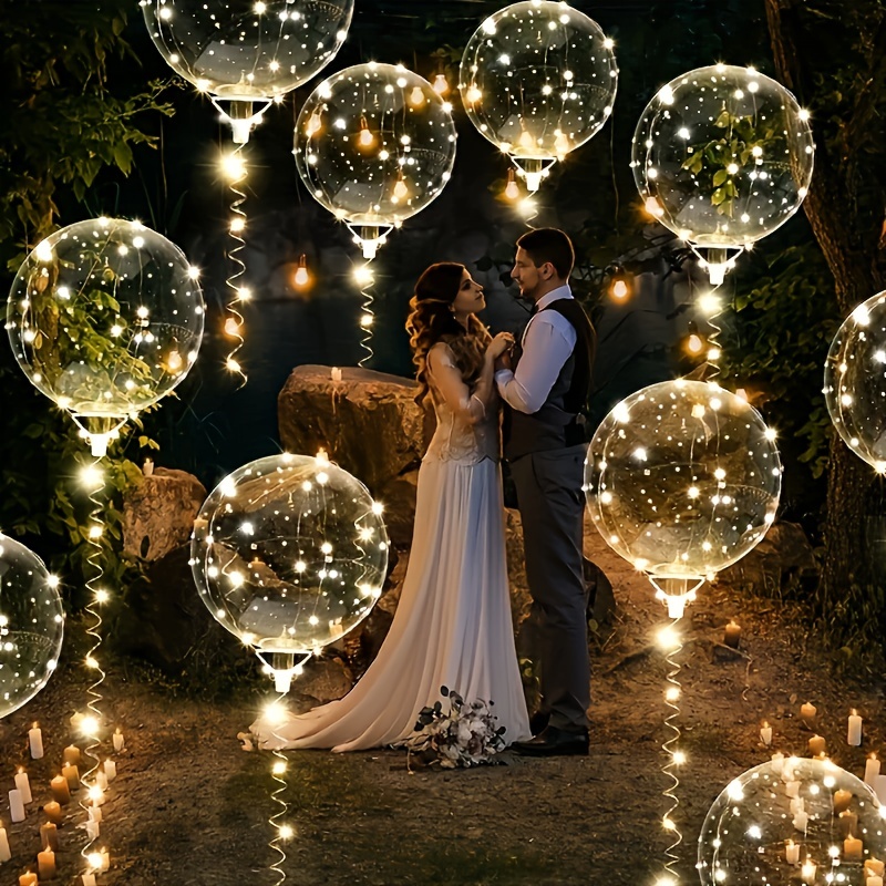 20pcs Set Bobo Balloons with L - Lighting Wedding Outdoor recension och pris
