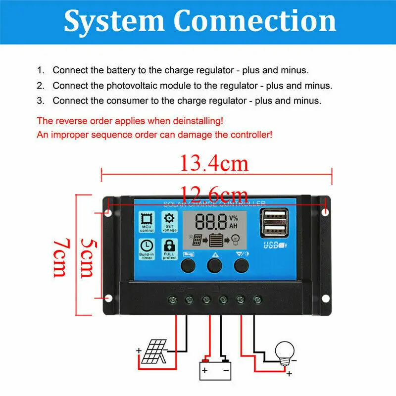 50W Solar Panel Kit Mono Cryst - Outdoor Lighting Remote Control recension och pris