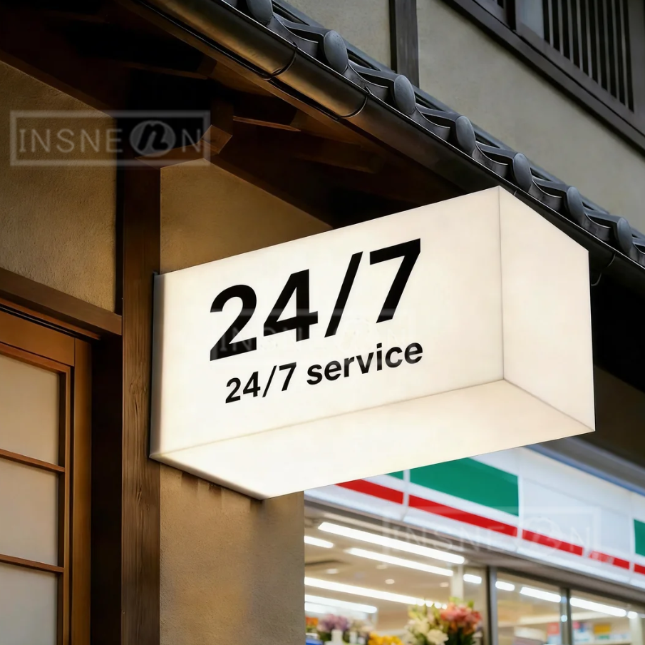 24/7 Service Single Sided Ligh - Outdoor Lighting Box recension och pris
