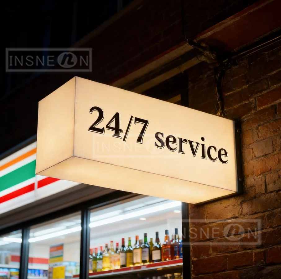 24/7 Service Single Sided Ligh - Outdoor Lighting Box recension och pris