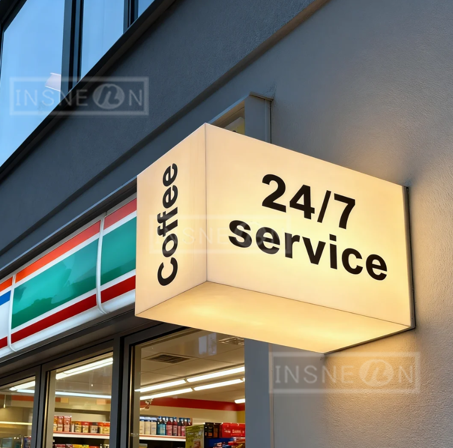 24/7 Service Single Sided Ligh - Outdoor Lighting Box recension och pris