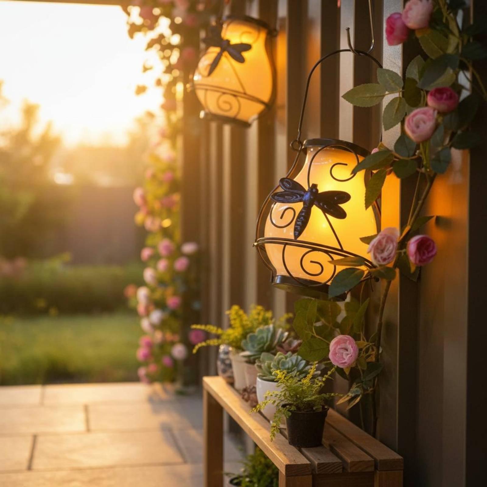 Solar Butterfly Lantern Waterp - Wall Lighting Outdoor recension och pris