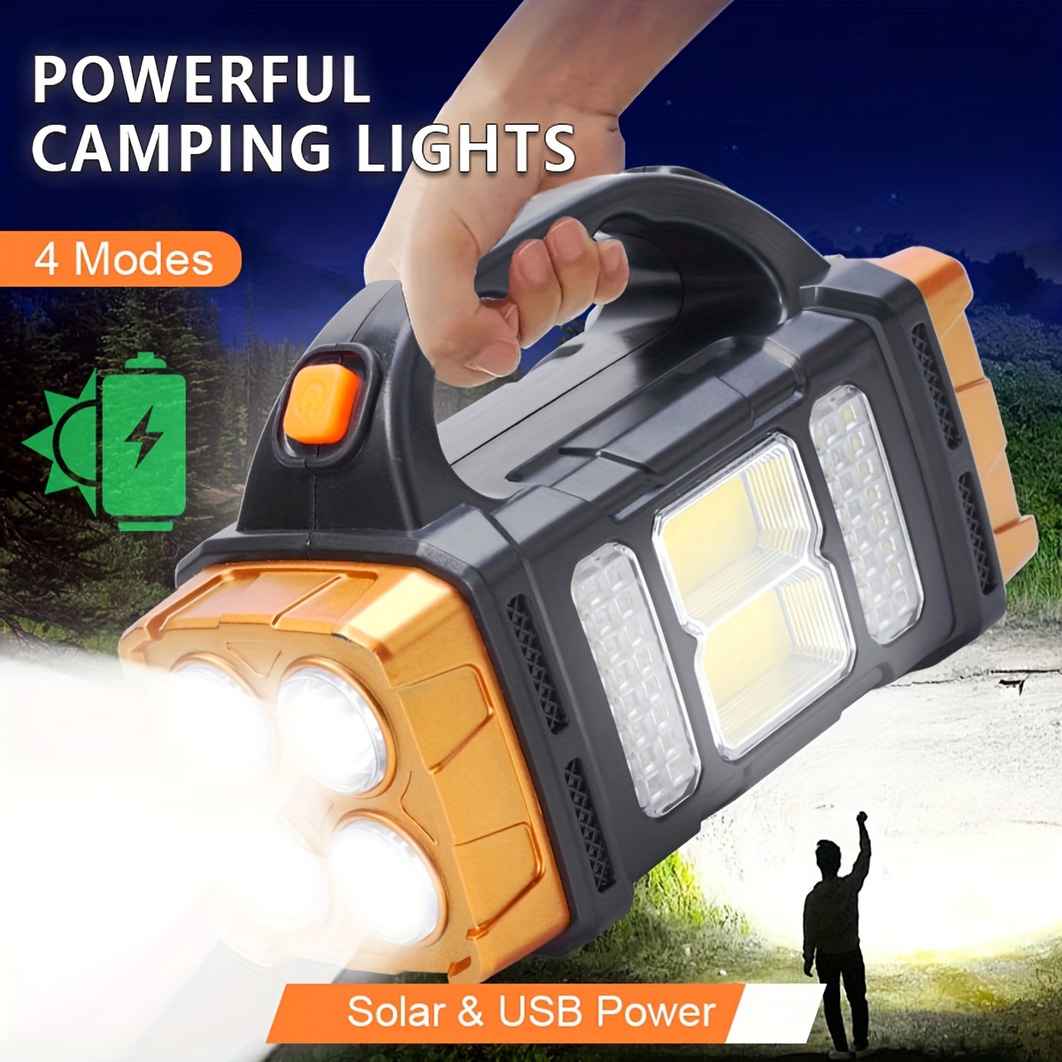 New Upgrade Rechargeable High  - Outdoor Lighting Brands recension och pris