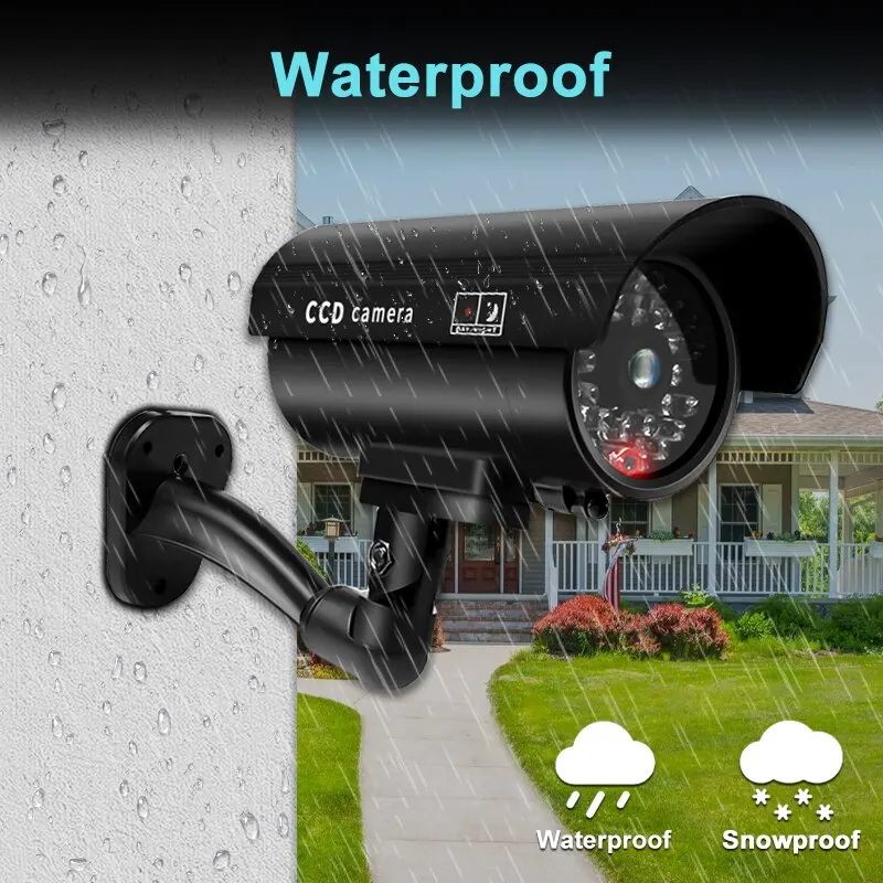 1PC Dummy Security Camera Watr - Outdoor Lighting No Wiring recension och pris