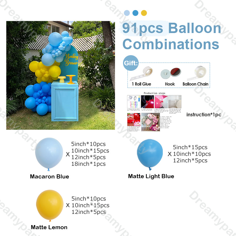 91pcs DIY Balloon Arch Kit Mat - Outdoor Lighting Year Round recension och pris