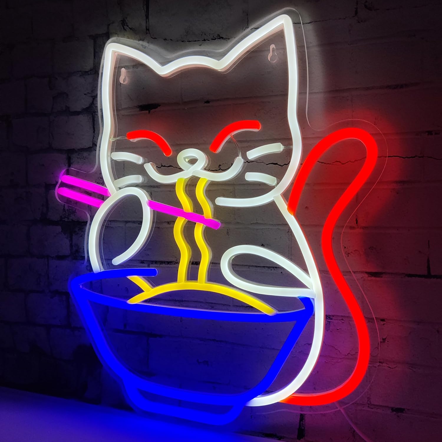 Lucky Cat Noodle LNeon Signs L - Outdoor Lighting For Store recension och pris
