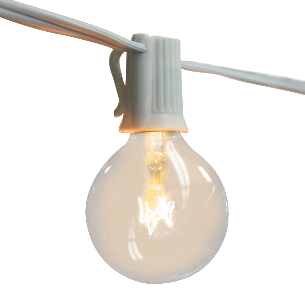 Vintage G40 Clear Bulb String  - Lighting Wedding Outdoor recension och pris
