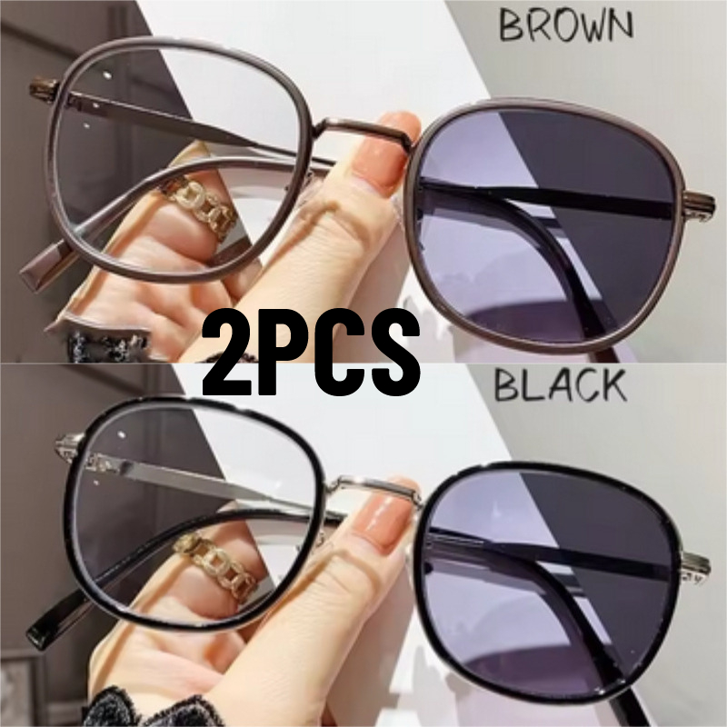 2 Pairs of Retro Square Metal  - Color Changing Outdoor recension och pris