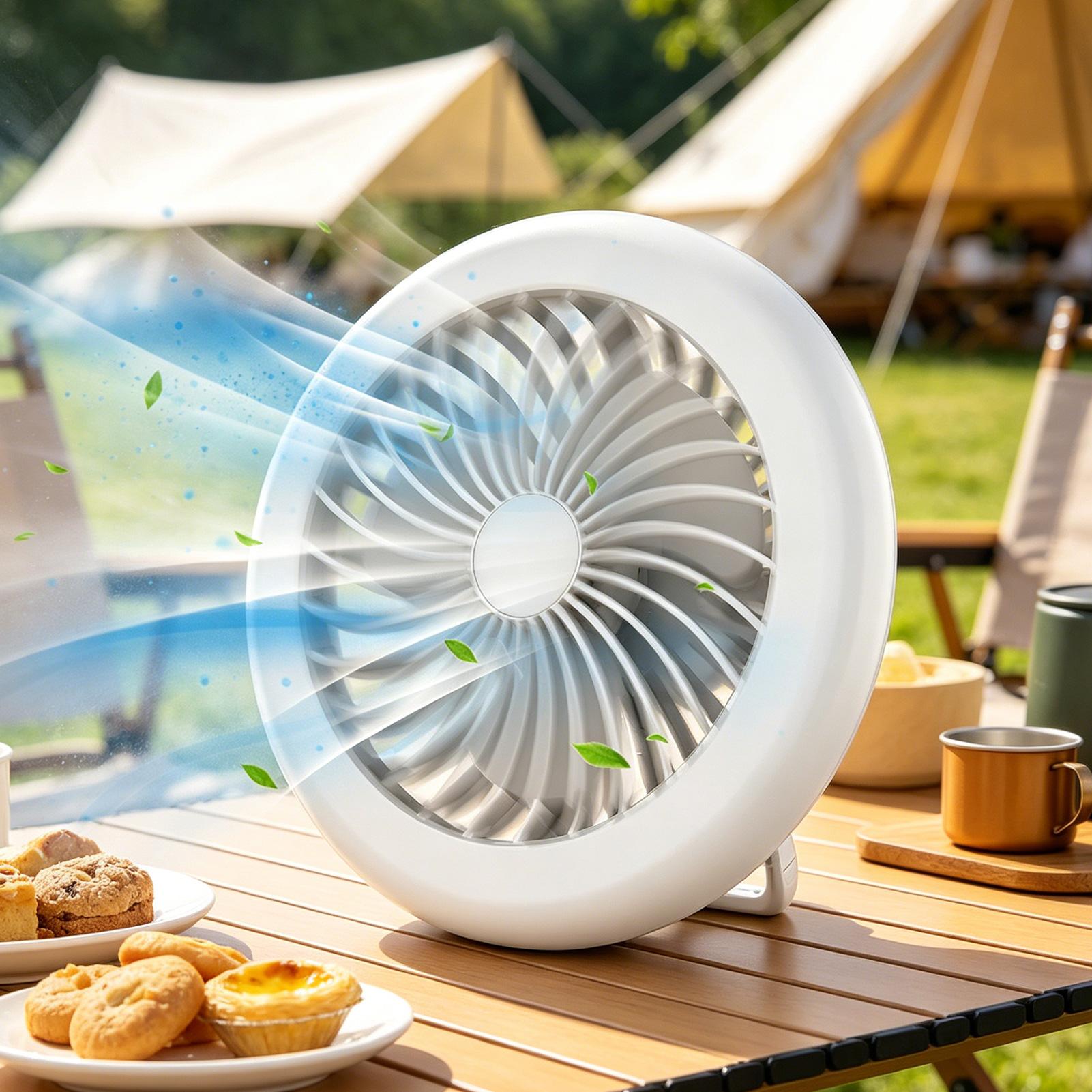 LED Camping Fan Rechargeable A - Outdoor Lighting Garage recension och pris