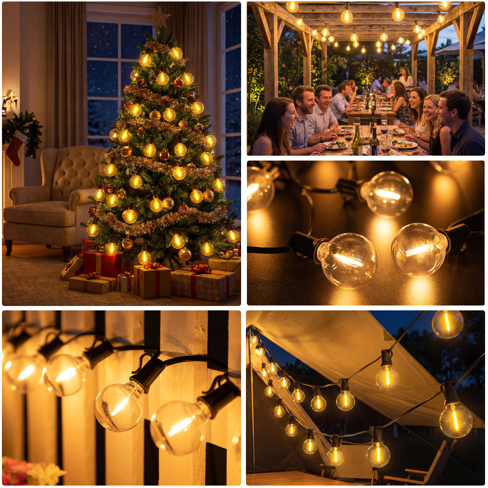15M 30M Led G40 String Light 2 - Outdoor Lighting Year Round recension och pris