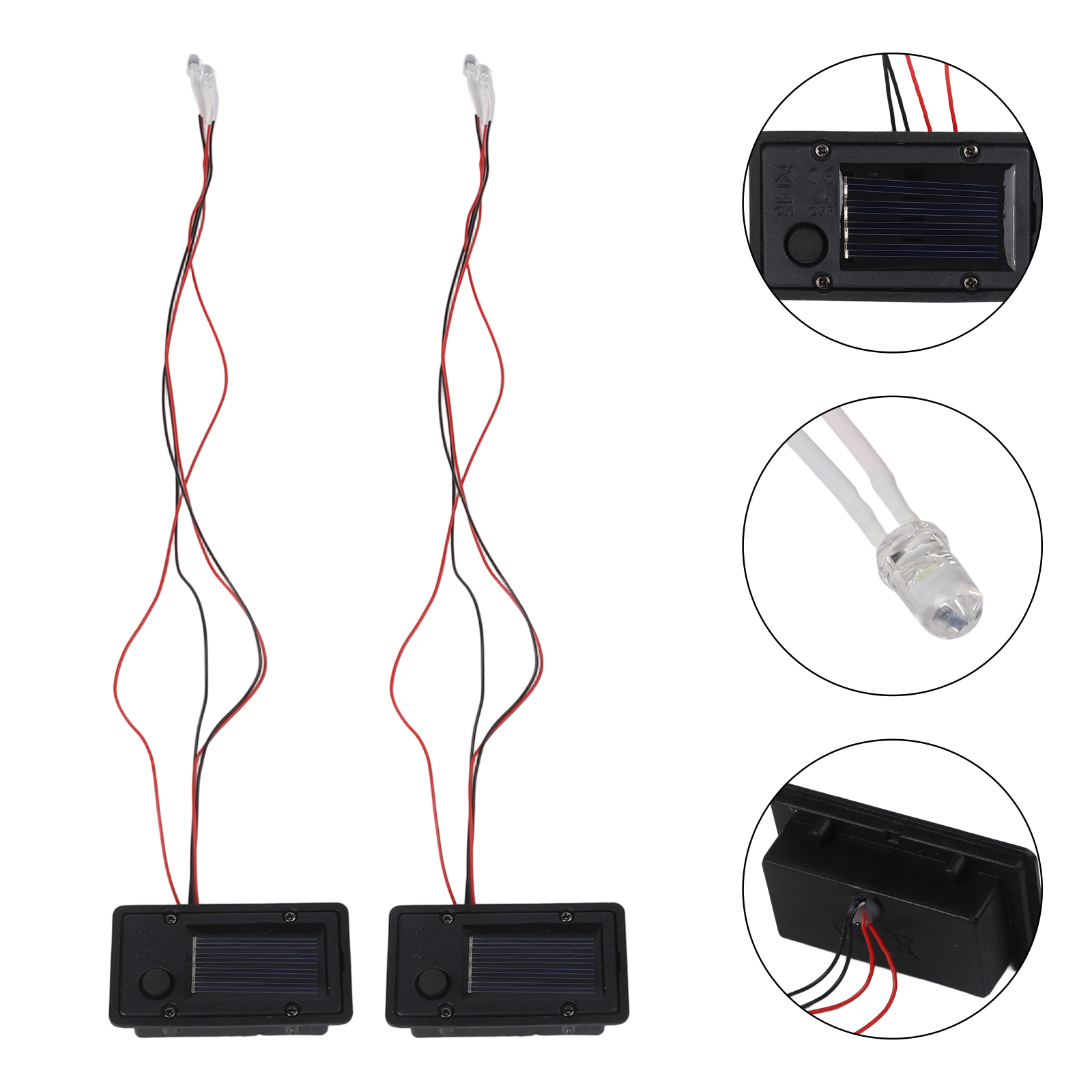 2pcs Solar Light Boxes Replace - Outdoor Lighting Box recension och pris