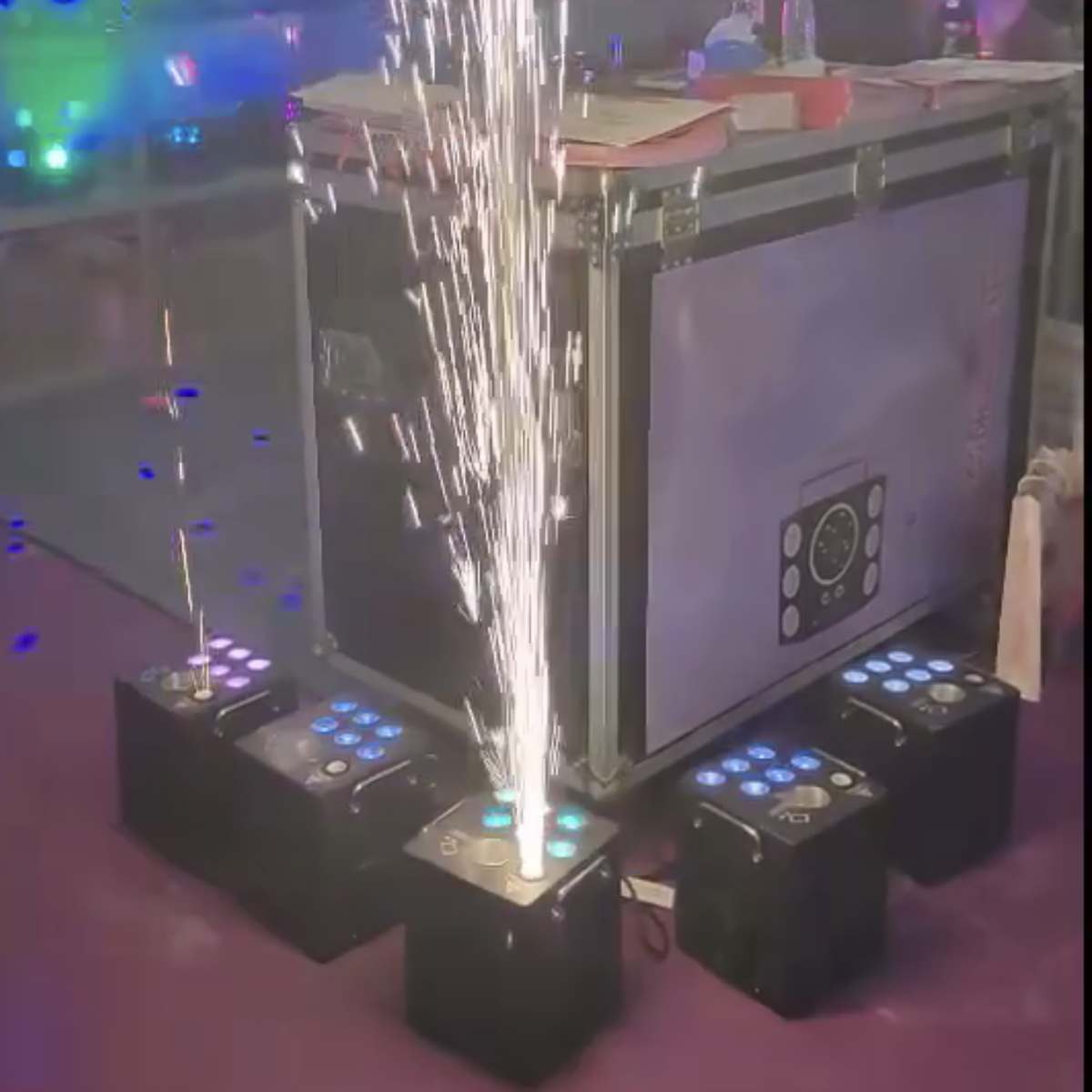 600W LED Cold Spark Machine wi - Lighting Wedding Outdoor recension och pris